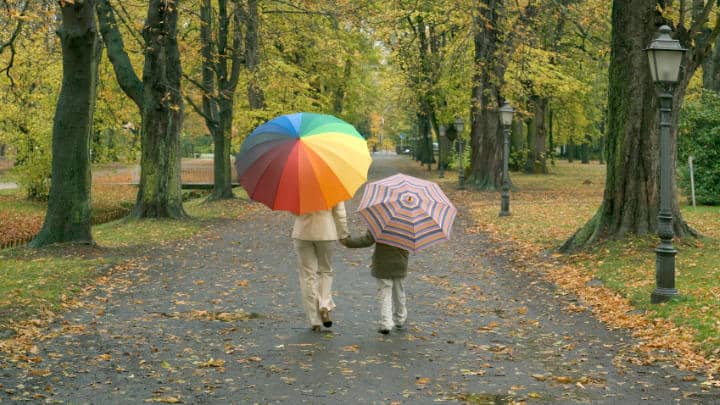 God Protects Us - Umbrella Object Lesson (Exodus 14:22) for Sunday School