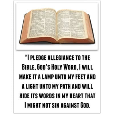 Pledge to the Bible - Ministry-To-Children
