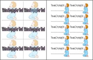 Printable "We're Praying For You Cards" - Ministry To Children