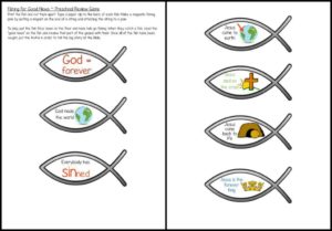 Preschool Teaching Activity (Printable) Fishing for Good News ...