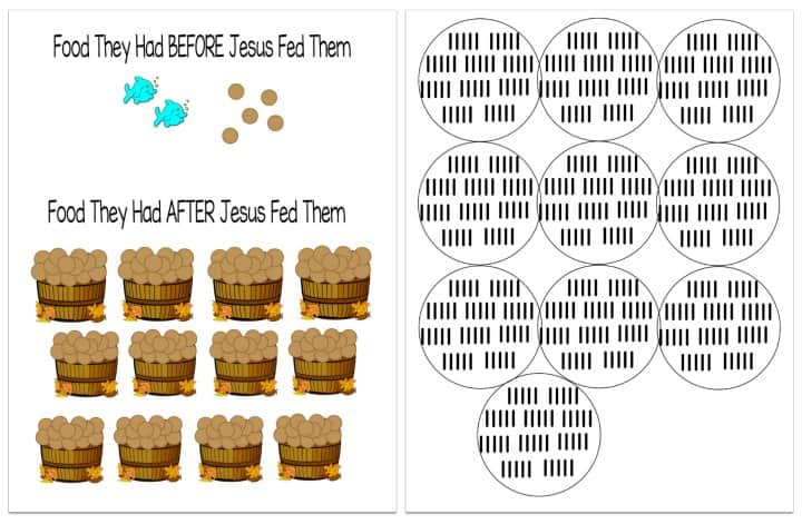 Jesus Feeds The 5 000 Lesson Visuals Printable Ministry To Children 