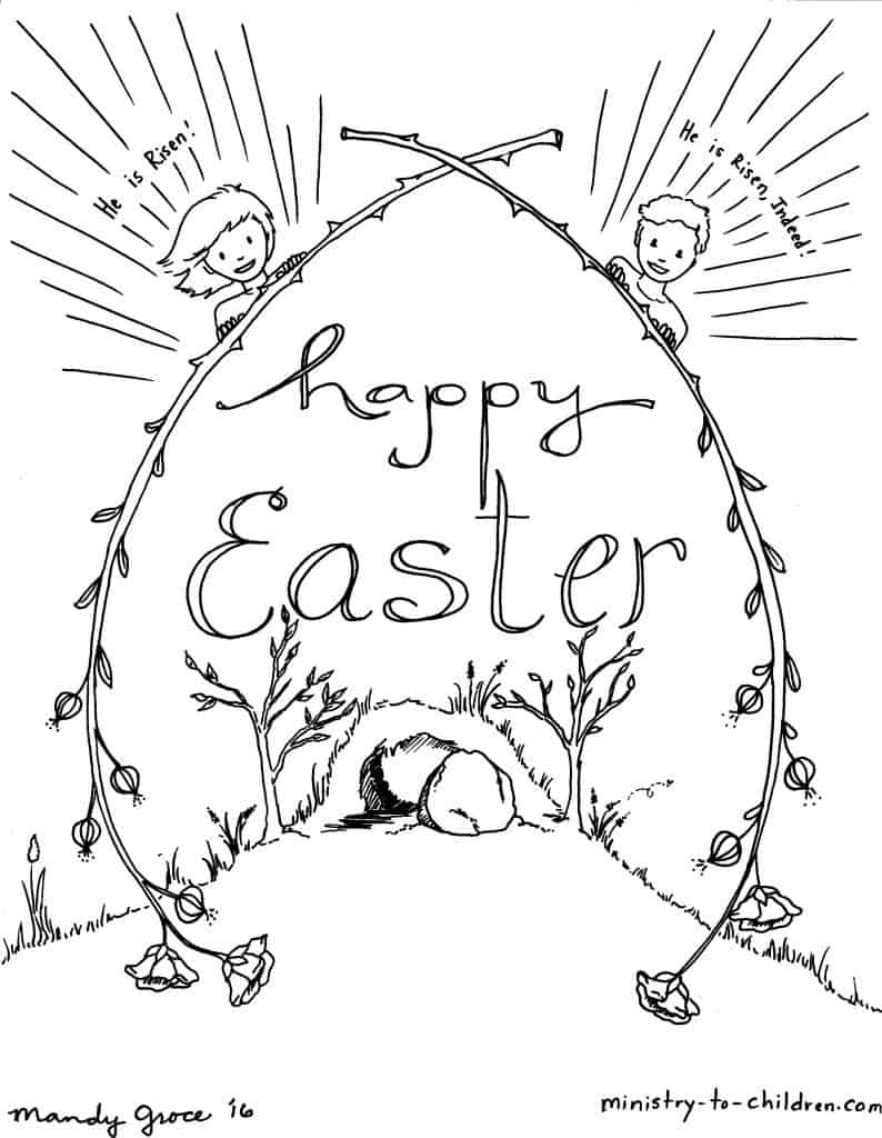 Download Kids Easter Coloring Sheets Ministry To Children