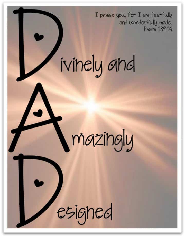 Dad Acrostic Poster And Poem Activity Ministry To Children Father s 