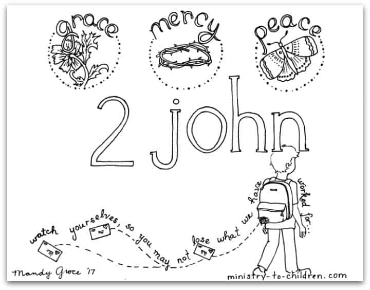 Coloring Pages Of The Book Of 2 John 1