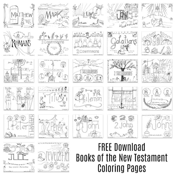 Bible Coloring Pages for Kids (Download Now) PDF Printables