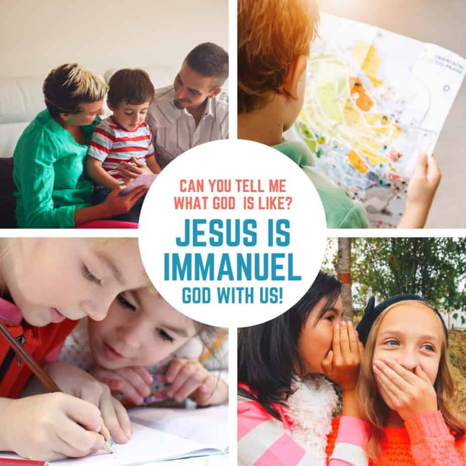 Jesus is Immanuel- God with us (Luke 2) Lesson #16 in What is God Like?
