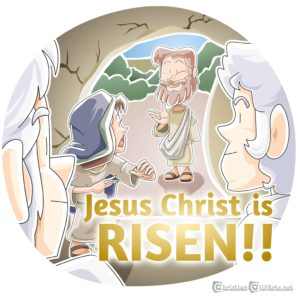 Jesus is Risen Clip Art for Easter