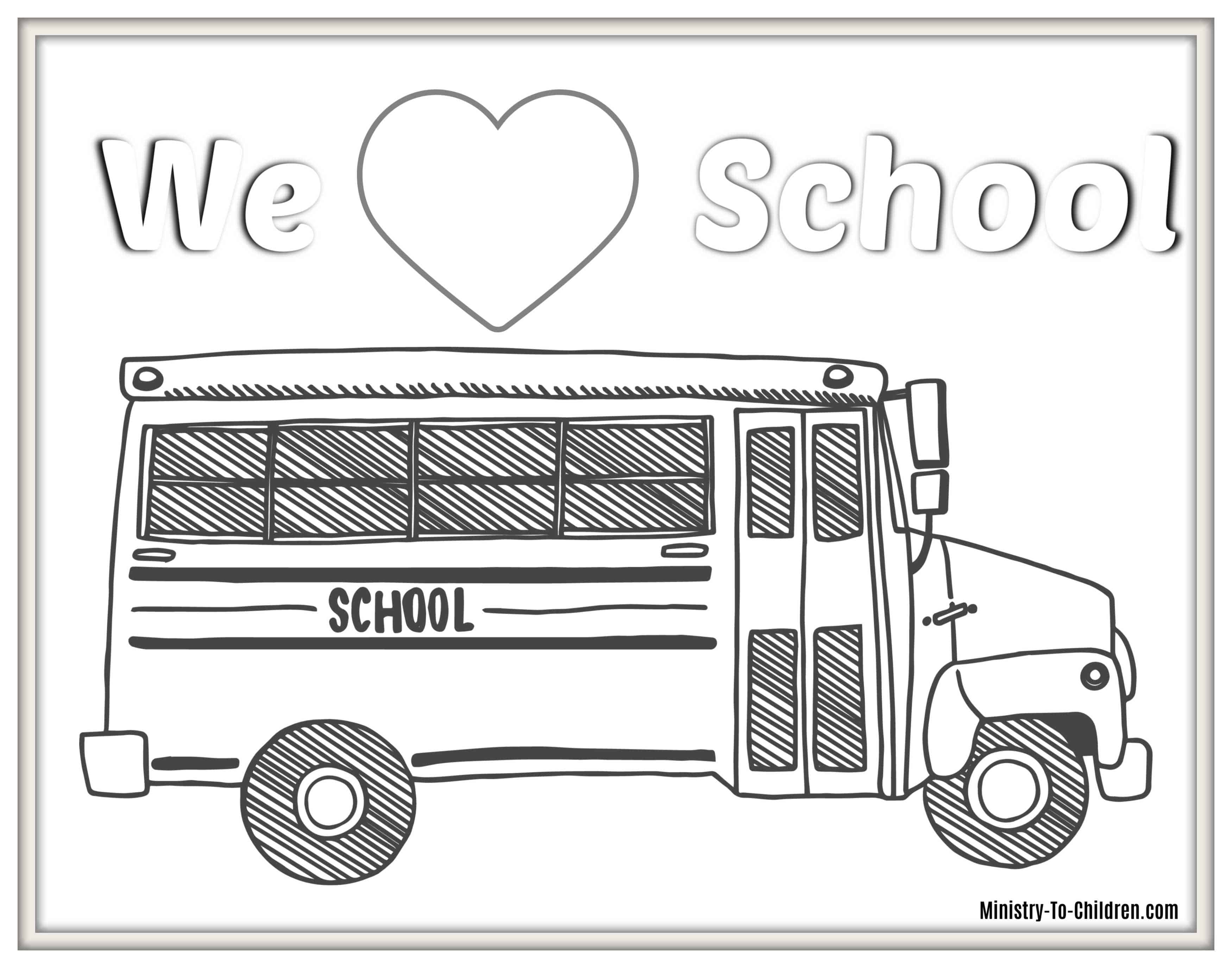 Школьный автобус гордон раскраска