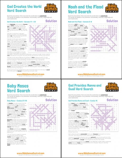 printable Bible word search puzzles free PDF download