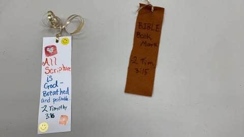 Bible Bookmark Crafts for Sunday School