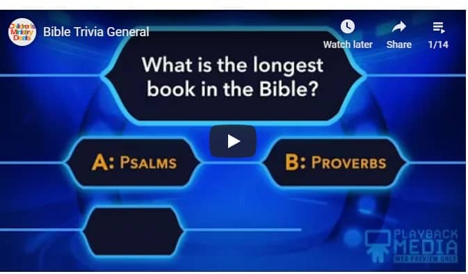 Bible Quiz Video Format Questions Answers For Bible Trivia Game Ministry To Children