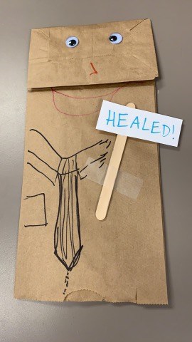 healed leper sunday school craft