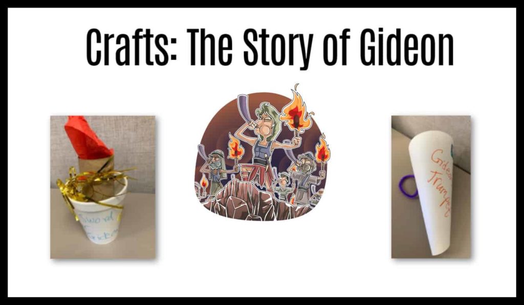 Craft Ideas on Gideon for Kids Sunday School Projects