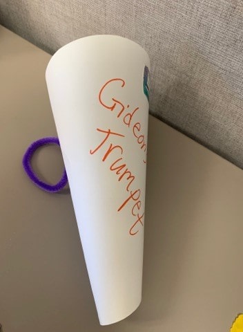 Gideon Trumpet Craft for Sunday School