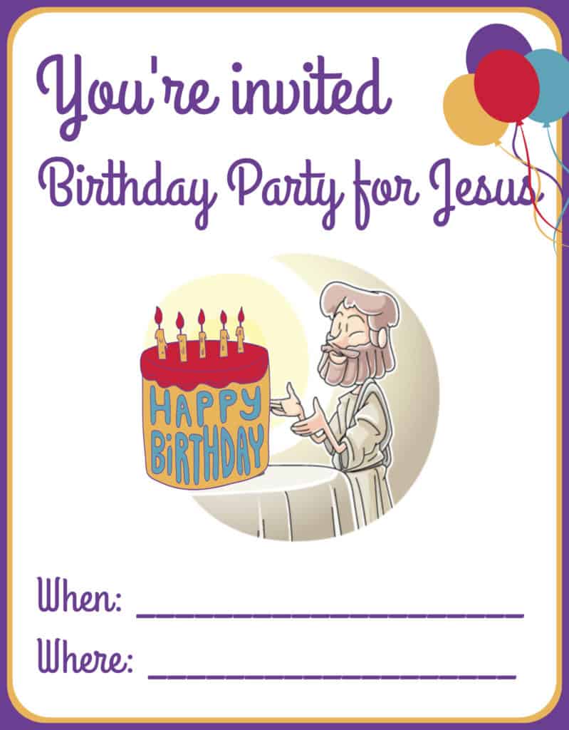 Jesus Birthday Party 