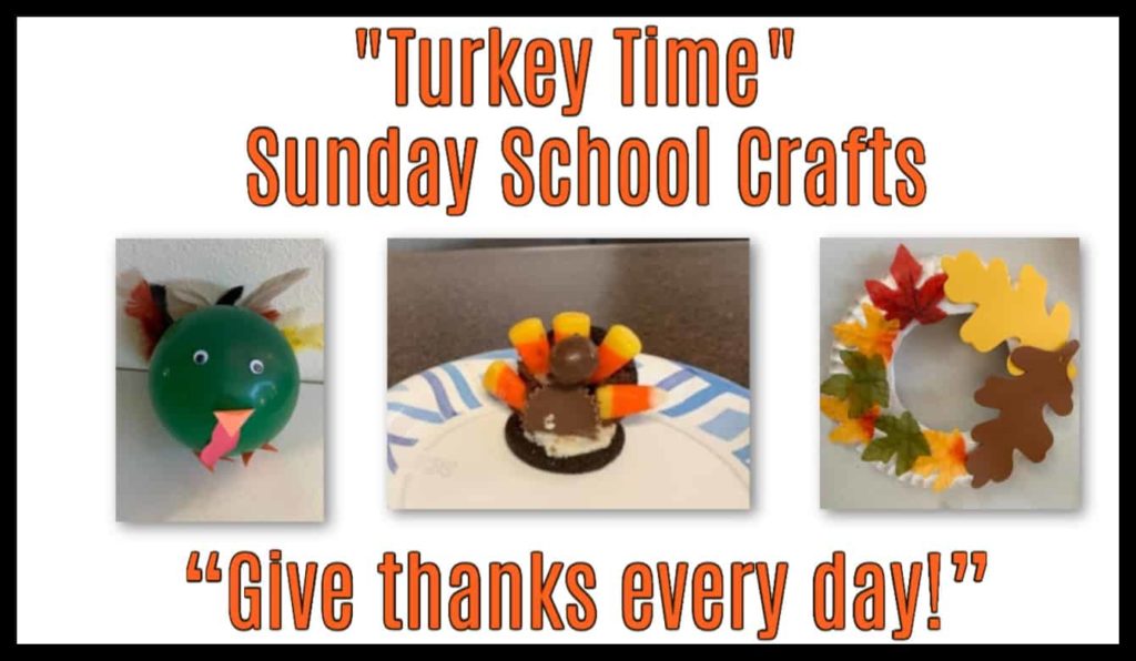 Thanksgiving Turkey Crafts for Sunday School