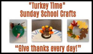 Thanksgiving turkey crafts for children's ministry and sunday school