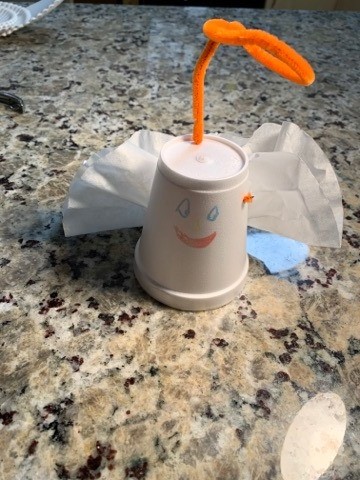 Craft Two: “Cup of Gladness” Angel