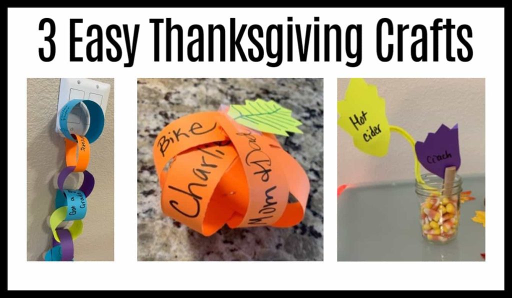Try these simple construction paper crafts for Thanksgiving in your Sunday School or children's ministry.