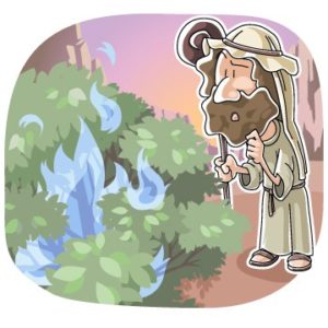 children's ministry message on moses and the burning bush