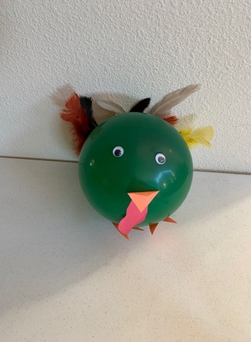 thanksgiving turkey balloon craft