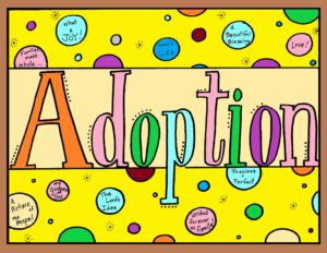 kids' adopted coloring book
