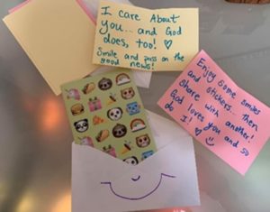 Craft one: “Sharing and Caring Envelopes” (Homemade stationary)