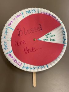 Craft: “Wheel of Beatitudes”