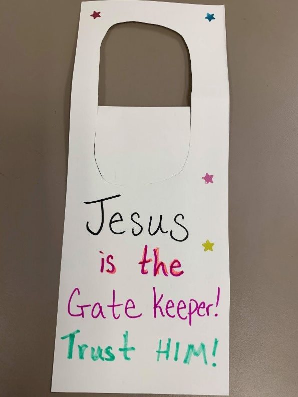 Jesus is the gate keeper craft idea