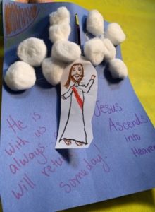 Craft one: “Jesus Ascends” Poster
