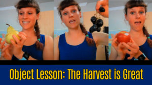 Children's ministry message - the harvest is great