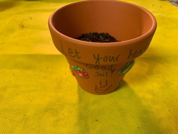 Craft Two: “Plant Pot”  Parable of the Sower