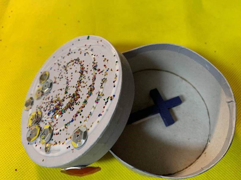 Hidden treasure parable craft for Sunday school