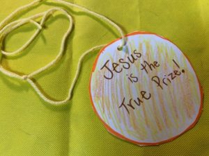 jesus is the prize sunday school craft
