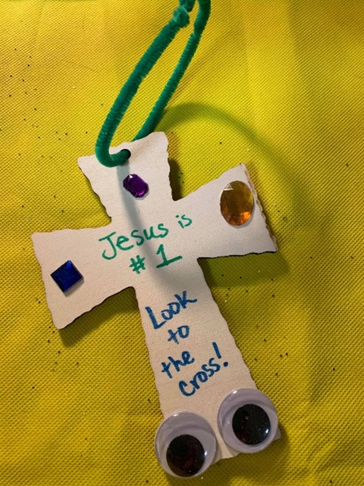 jesus is number one bible craft