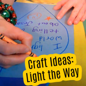 Bible Crafts on Jesus is the Light of the World