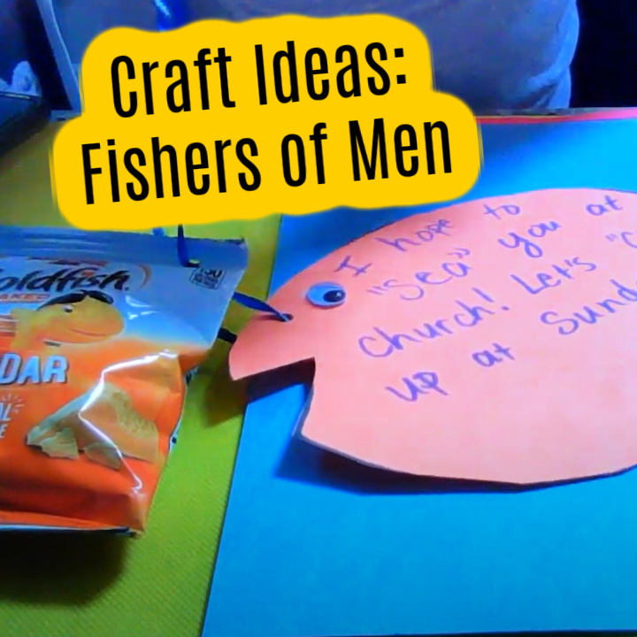 Fishers of Men: Bible Craft Ideas from Mark 1:14-20 | Ministry-To-Children