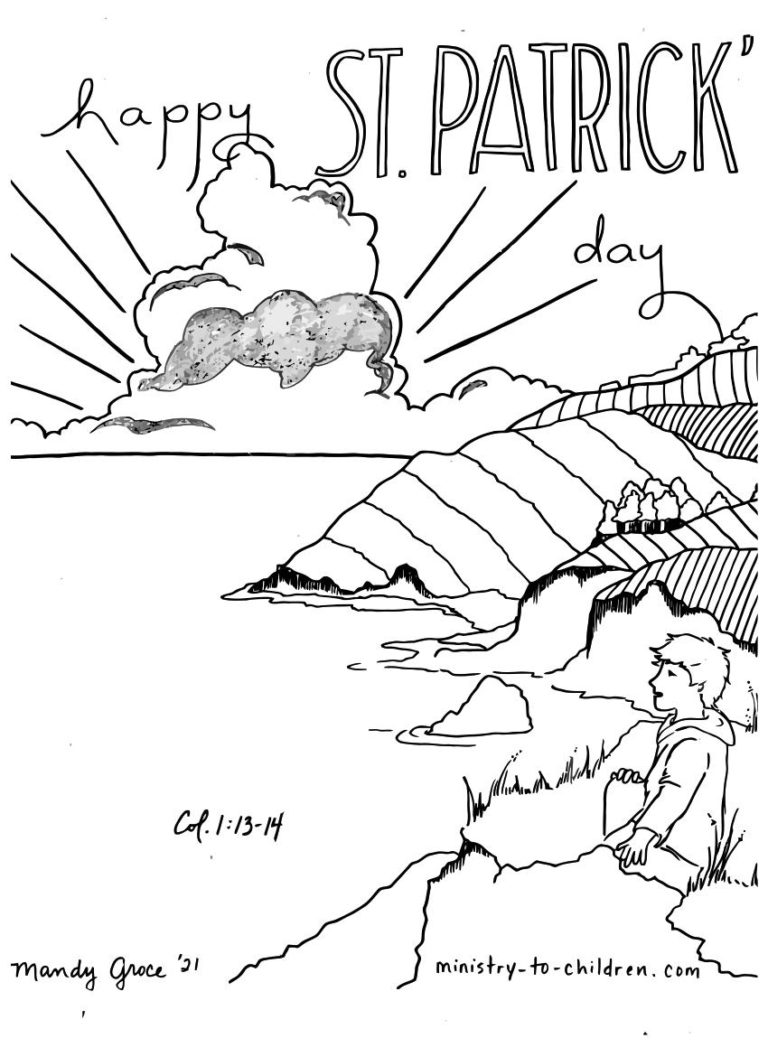 Happy St. Patrick's Day Coloring Page - Ministry To Children