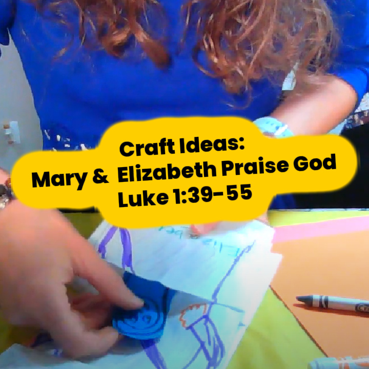 Bible Craft Ideas from Luke 1:39-55 - Elizabeth and Mary Praise God ...