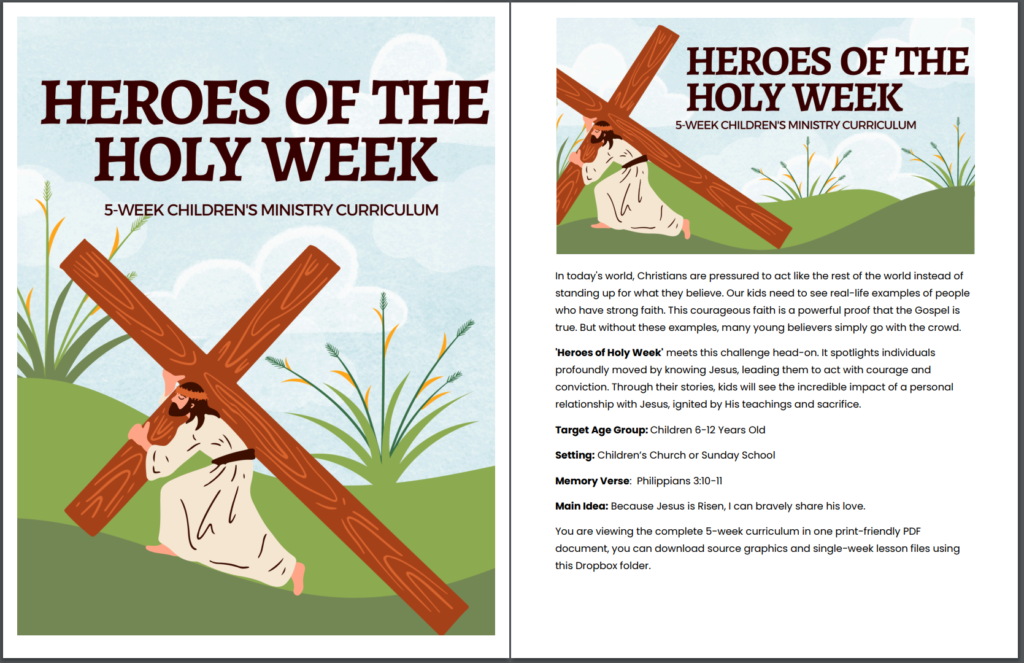 NEW: Children's Ministry Easter Curriculum