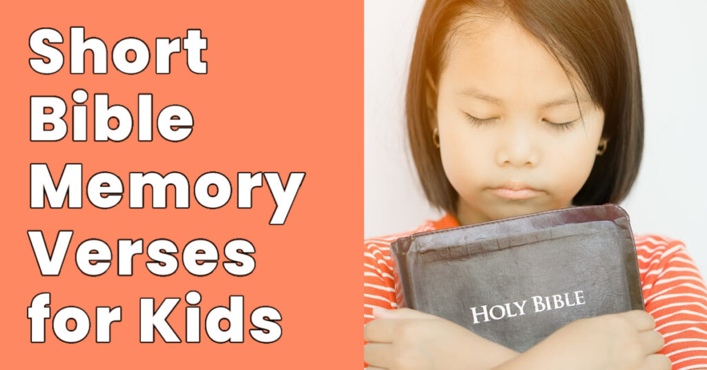 short bible verses for children Teach Kids to Love God's Word: More Kids' Bible Memory Verse Ideas