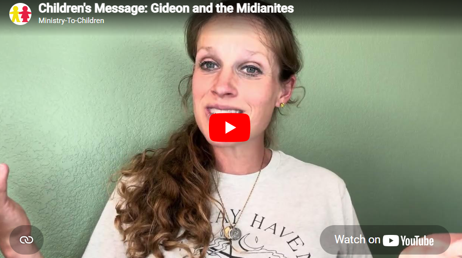 Sunday School Lesson - Gideon and the Midianites! (Judges 6-7)