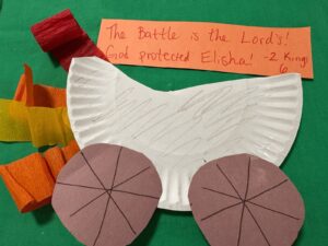Bible Crafts - Elisha and the Army of Syria (2 Kings 6:8-23)