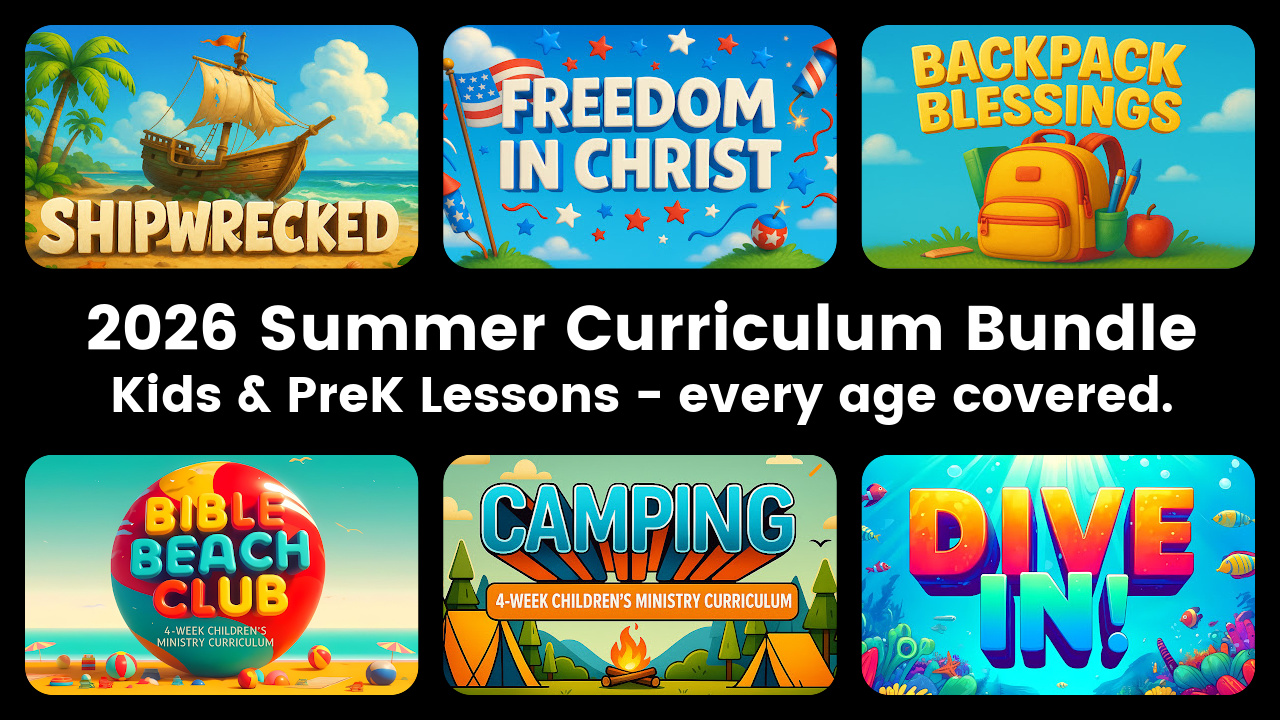 Summer 2026 Children's Ministry Curriculum Bundle