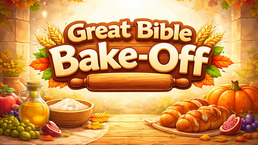 Bible Bake Off — 5-week Thanksgiving Sunday School curriculum for kids